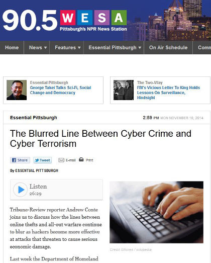 The line between cyber terrorism and cyber crime