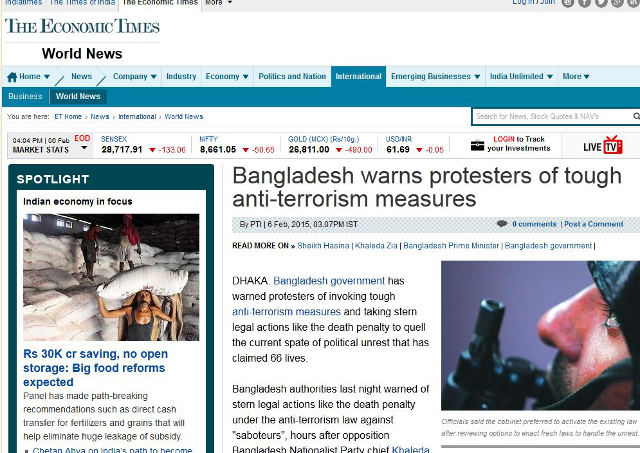 Bangladeshi government invokes anti-terror laws