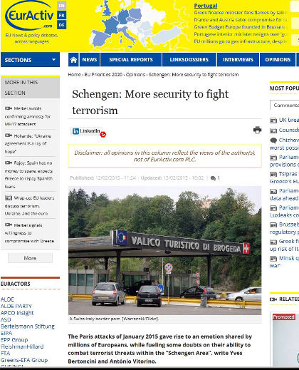 Can Europe combat terrorists within the “Schengen Area”?